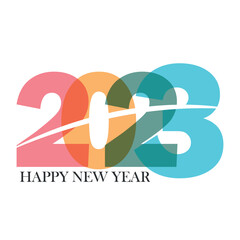 Happy new year design concept