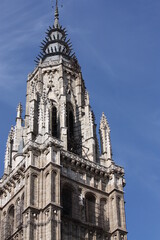 Fototapeta na wymiar cathedral tower, Toledo, Spain