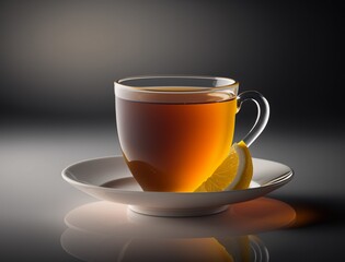 Obraz premium A Cup of Tea Drink Illustration Created with Generative AI