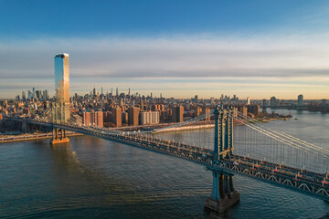 Manhattan Bridge in Brooklyn NYC 4K