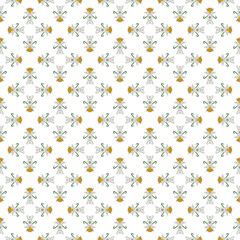 Spring flowers collection of seamless pattern drawing 10
