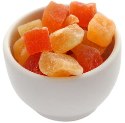 Dried fruits apricot and papaya with some others