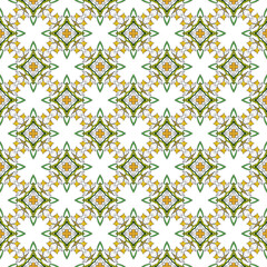 Spring flowers collection of seamless pattern drawing 30