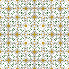 Spring flowers collection of seamless pattern drawing 42
