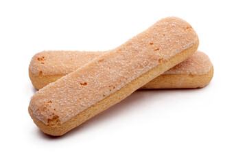 2 cookies for tiramisu isolated, png file
