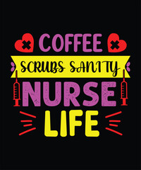 Nurse day t shirt design template and Nurse lover t shirt design.