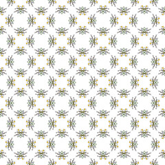 Spring flowers collection of seamless pattern drawing 66