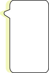 white speech bubble, text box, thinking balloon, message box decoration, speak bubble