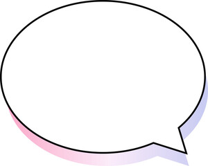 white speech bubble, text box, thinking balloon, message box decoration, speak bubble