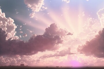 Fototapeta premium Experience the breathtaking beauty of the sky with our stunning collection of sunrise, sunset, and cloudy backgrounds