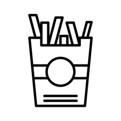 French Fries Icon Design