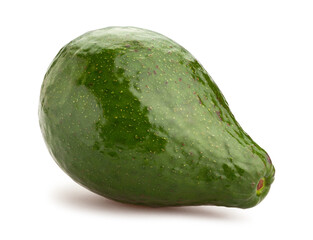 avocado path isolated on white