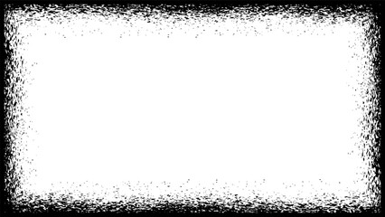 Fototapeta premium Grunge frame border on white background