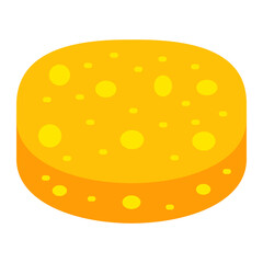 Sponge Flat Icon