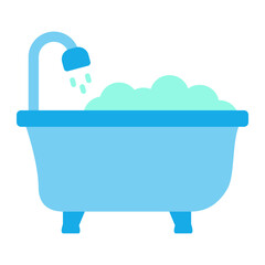 Bathtub Flat Icon