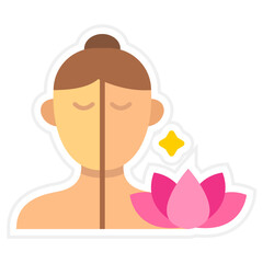 Wrinkles Sticker Icon
