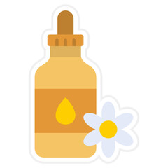 Essential Oil Sticker Icon