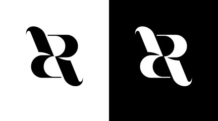 Letter r initial logo Monogram icon Design Concept