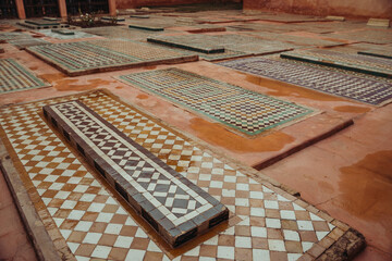Saadian tombs in Marrakech, Morocco