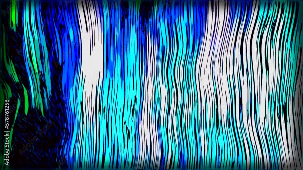 Poster shimmering abstract background with glitch lines. motion. colorful stripes twinkle in glitch style. 