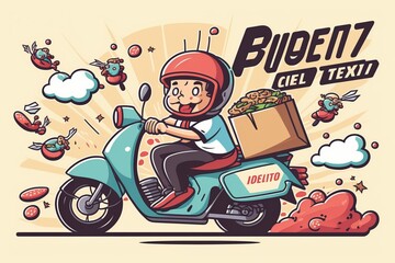 express food delivery man