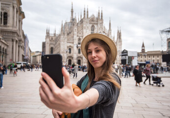 tourist taking photo