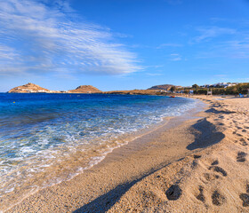 Mykonos Island: Kalafati Beach, Greece.