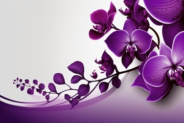 beautiful purple orchid
