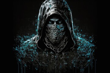 The hacker behind the screen. Image generated with AI