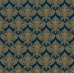 Damask Seamless Baroque Ornament