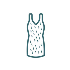 tinge icon. Thin line tinge icon from fashion and things  collection. Outline vector isolated on white background. Editable tinge symbol can be used web and mobile