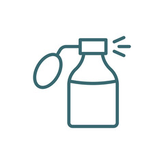 smeel icon. Thin line smeel icon from fashion and things  collection. Outline vector isolated on white background. Editable smeel symbol can be used web and mobile