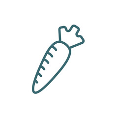 horseradish icon. Thin line horseradish icon from vegetables and fruits collection. Outline vector isolated on white background. Editable horseradish symbol can be used web and mobile