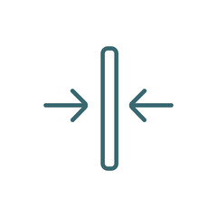 slim icon. Thin line slim icon from transportation collection. Outline vector isolated on white background. Editable slim symbol can be used web and mobile