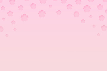 Cherry blossom Floral Greeting card. 3d flower holiday background.