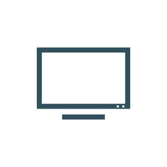 Television Broadcast Icon Vector Template
