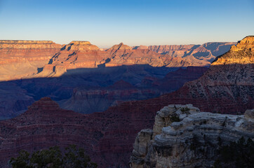 Fototapeta na wymiar Grand Canyon National Park - South Rim - Mather Point