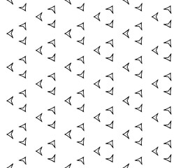 Black and white seamless pattern texture. Greyscale ornamental graphic design. Mosaic ornaments. Pattern template. Vector illustration. EPS10.