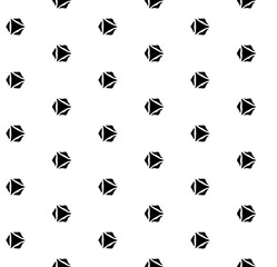 Black and white seamless pattern texture. Greyscale ornamental graphic design. Mosaic ornaments. Pattern template. Vector illustration. EPS10.