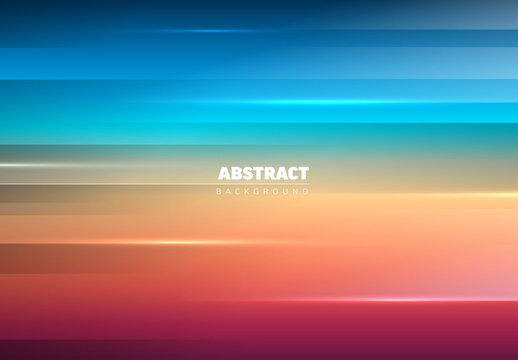 Abstract background made from blurred red and blue stripes with place for your text