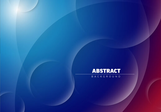 Vector Abstract digital background template with circles