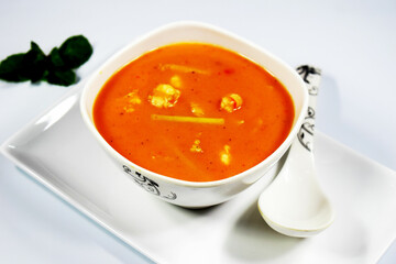 tomato soup with basil