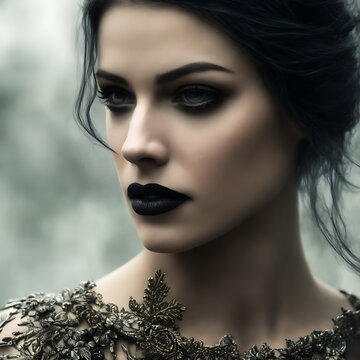 Gothic beautiful girl[IA Generativa]