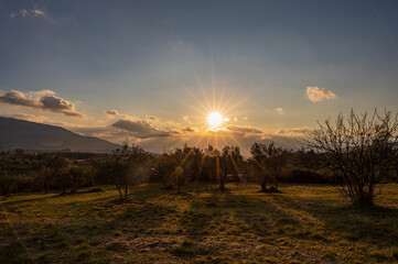 Spectacular photographs of sunsets in Molise, Italy