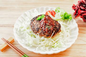 洋食ハンバーグステーキ
