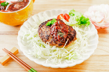 洋食ハンバーグステーキ