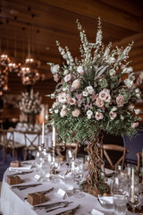 Wedding Party Luxury Table Decor Wedding decor, interior, Festive