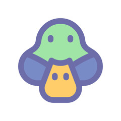 duck icon for your website design, logo, app, UI. 