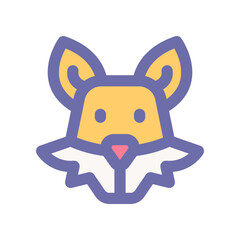 fox icon for your website design, logo, app, UI. 