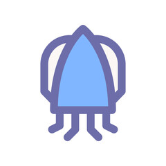 squid icon for your website design, logo, app, UI. 